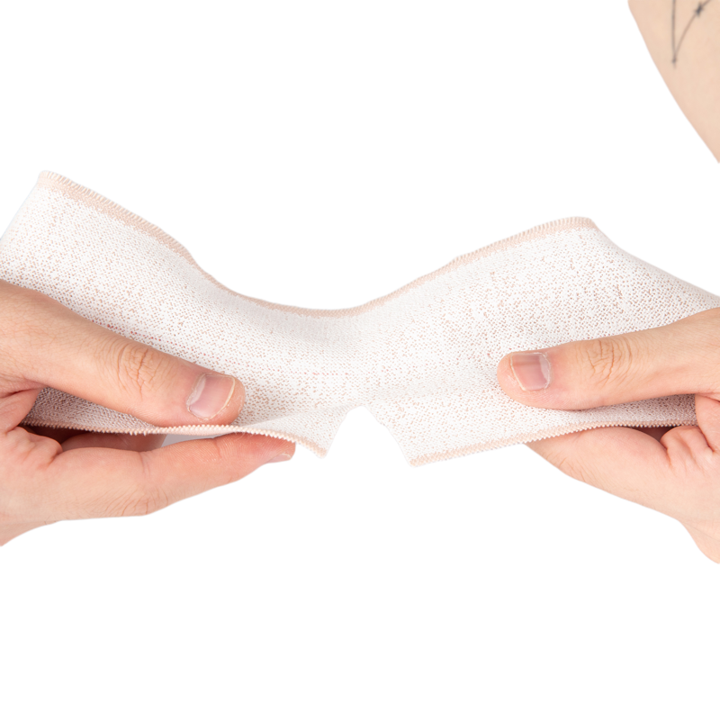Kina 100% bomull Medicinsk tung stretch Elastoplast självhäftande elastisk tejp bandage för sport ankel Knä Handled Kropps stukningar Häst och djur